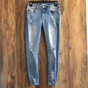 KanCan Estilo Distressed Cropped Ankle Jeans Womens Size 3/25